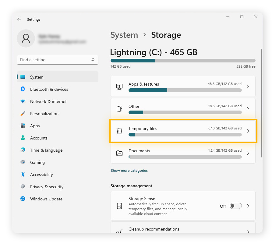 Temp files windows shop 10